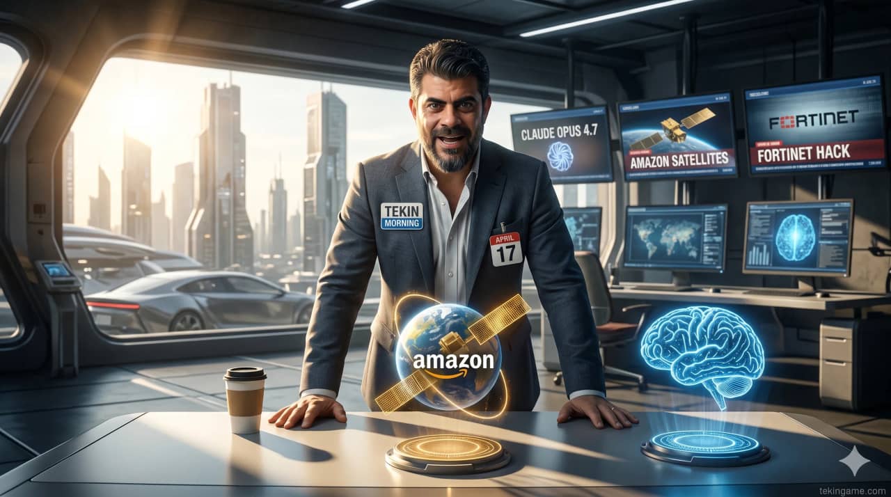 🌅 Tekin Morning April 17: Claude 4.7 vs GPT-5.4 and Amazon's $11.6B Satellite War 🚀🔒