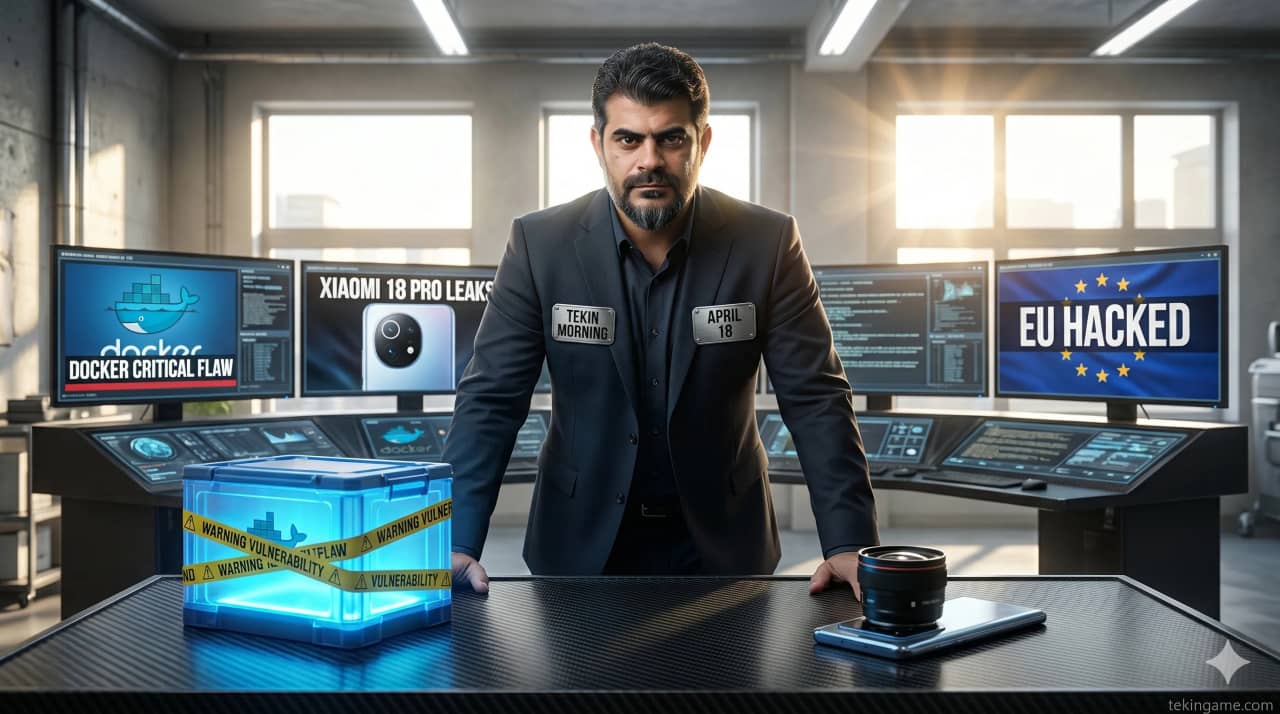 🌅 Tekin Morning April 18: 10-Year Docker CVE & Xiaomi 18 Pro Leaks