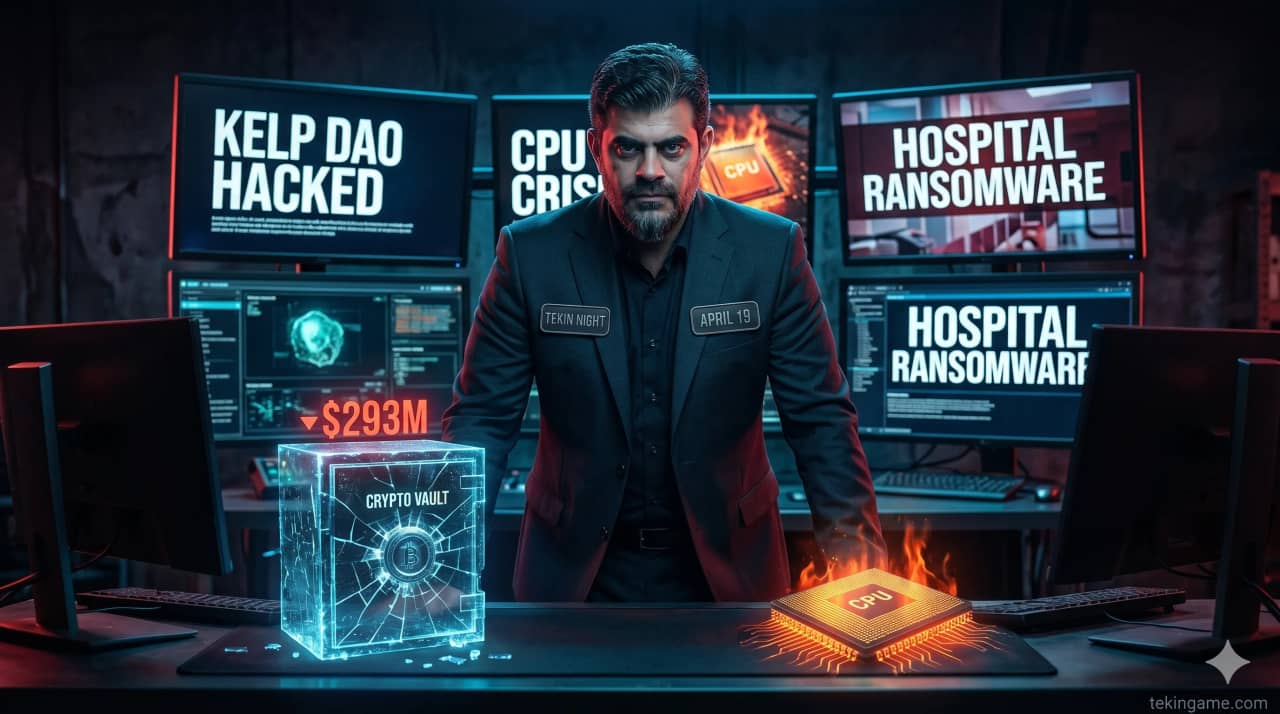 🌙 تيكن نايت 19 أبريل: اختراق Kelp DAO بـ293 مليون وأزمة معالجات CPU