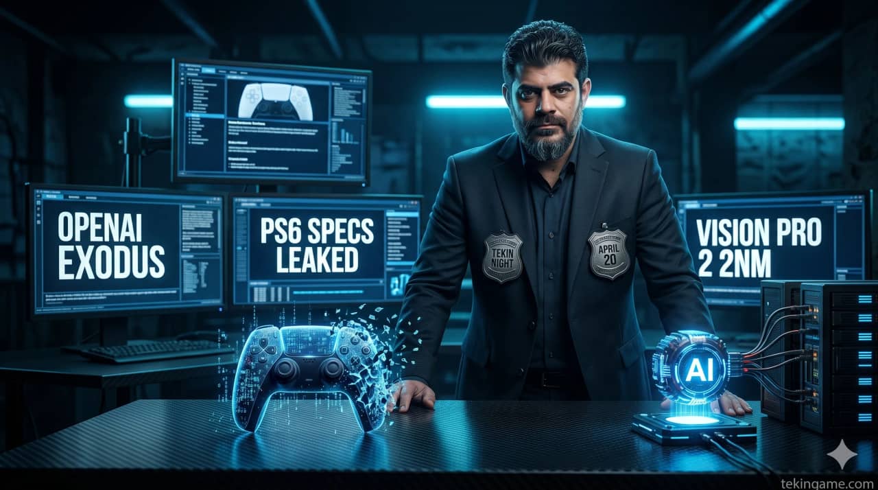 🌙 Tekin Night April 20: OpenAI Exodus & PS6 Specs Leaked 🤖🎮🔥