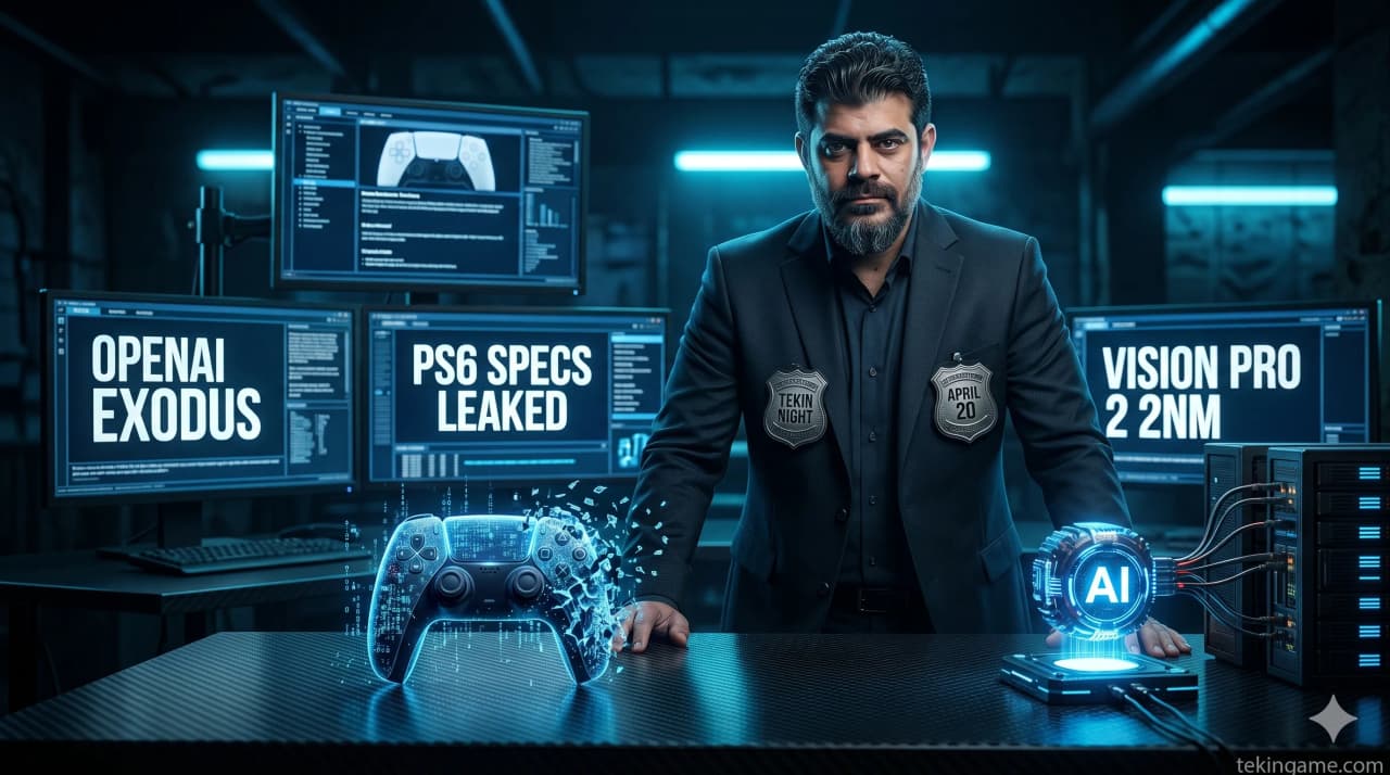 🌙 Tekin Night April 20: OpenAI Exodus & PS6 Specs Leaked 🤖🎮🔥