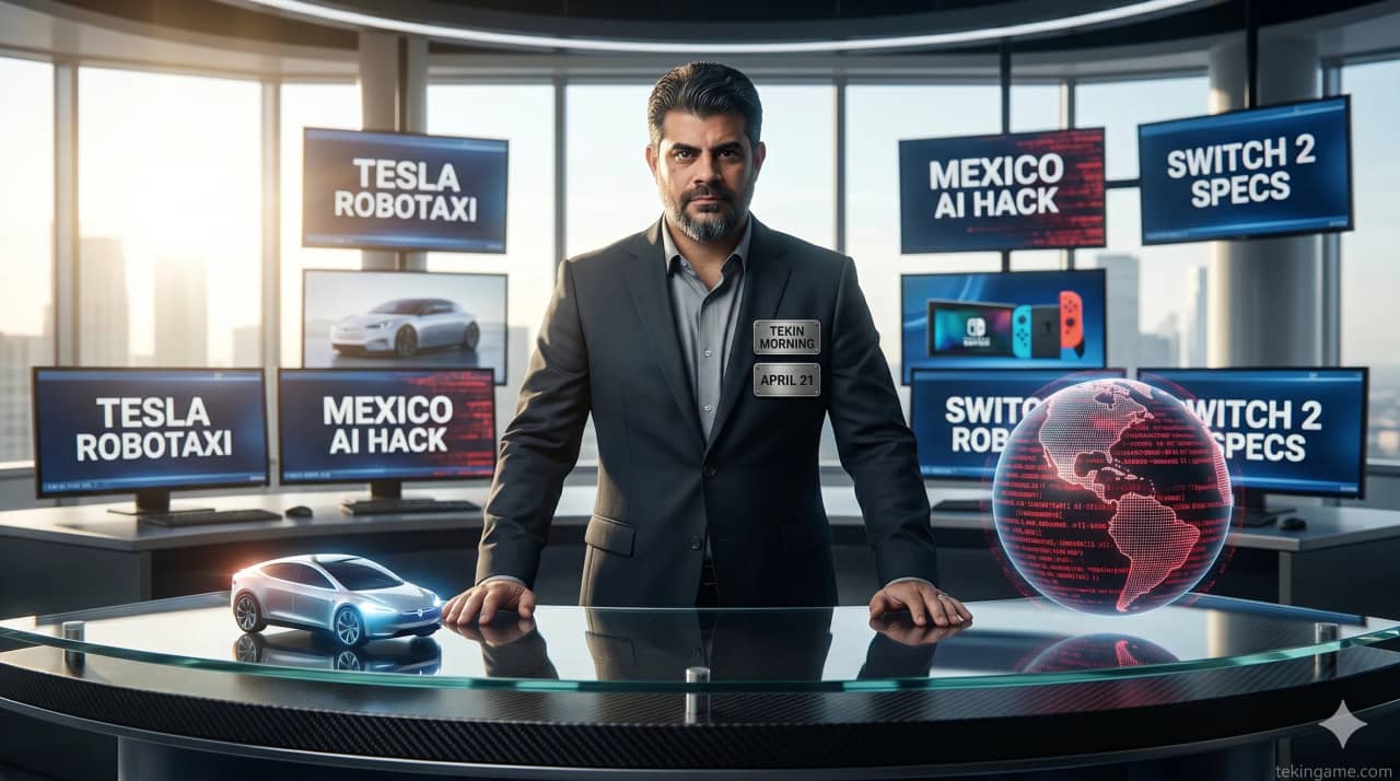 ☕Tekin Morning April 21: Tesla Robotaxi Launch & AI Hacks Mexico