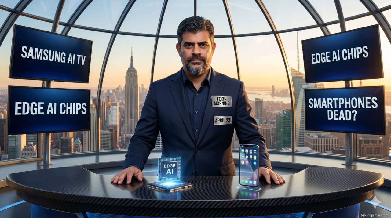 🌅 Tekin Morning April 23: Samsung AI TVs & The Rise of Screenless Gadgets