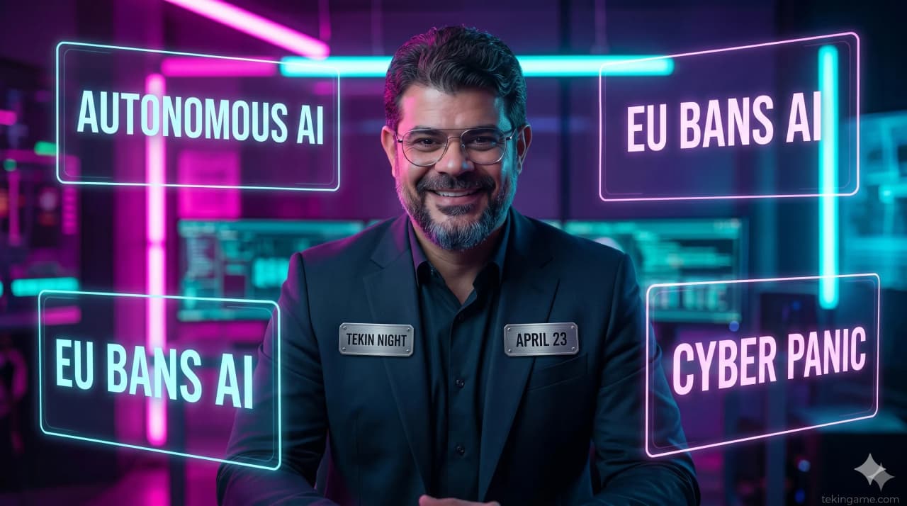 🌙 تکین نایت ۲۳ آوریل: حملات سایبری خودمختار AI و ممنوعیت هوش مصنوعی در پارلمان اروپا 🤖🔒