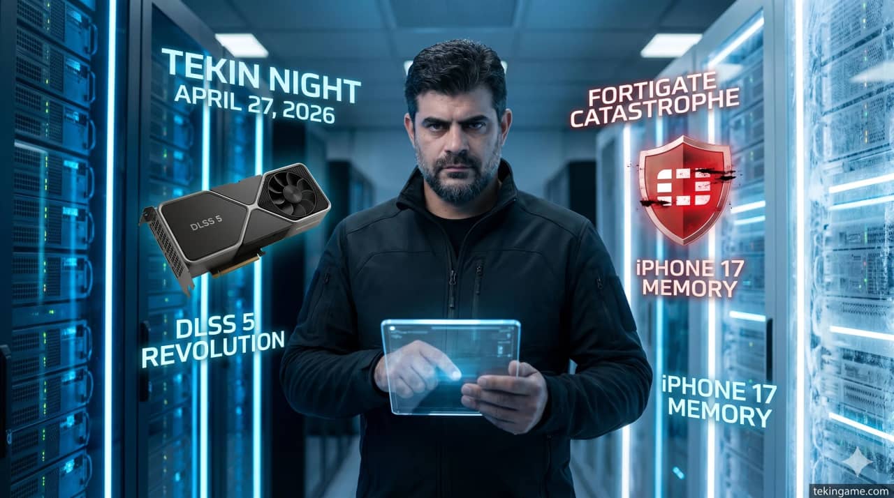 🌑 Tekin Night April 27: DLSS 5 Mega-Autopsy & FortiGate Security Collapse 🕵️♂️