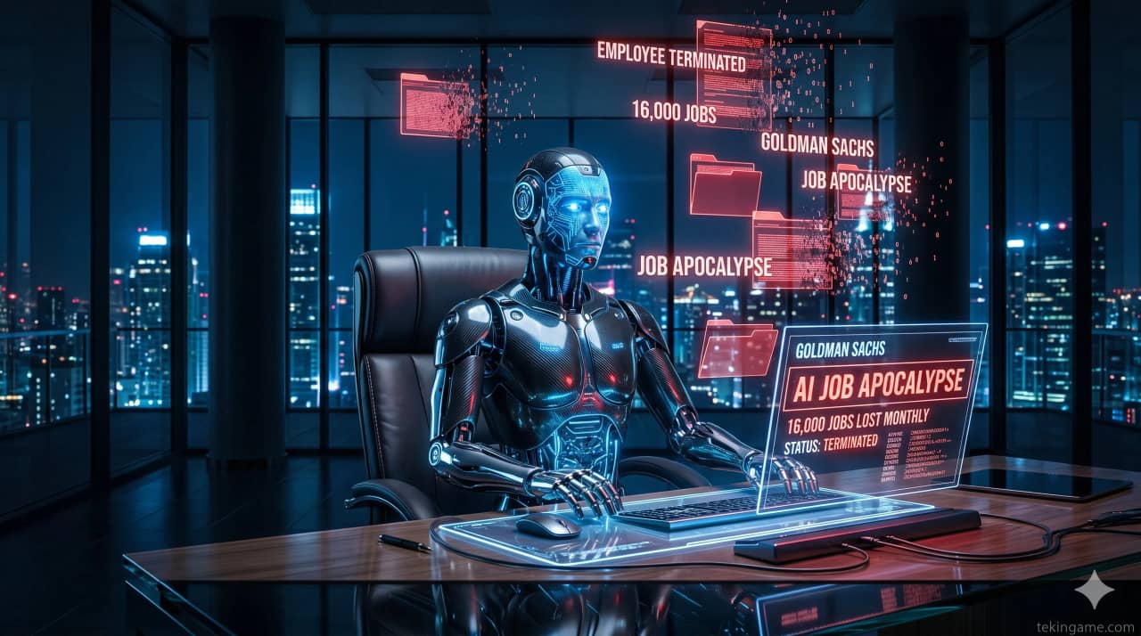 🤖💼 نهاية العالم الوظيفية للذكاء الاصطناعي: فقدان 16,000 وظيفة شهرياً ودليل البقاء