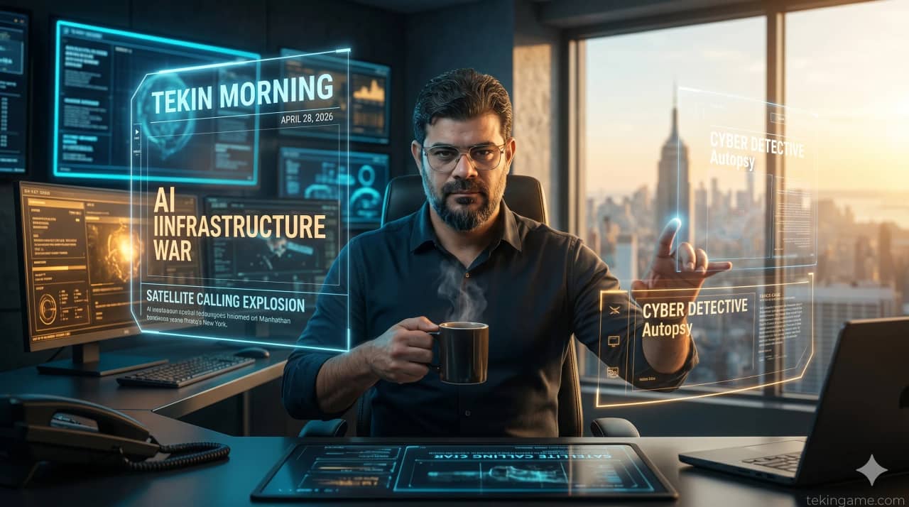 🌅 Tekin Morning April 30: US Data Center Dominance & Satellite Calling
