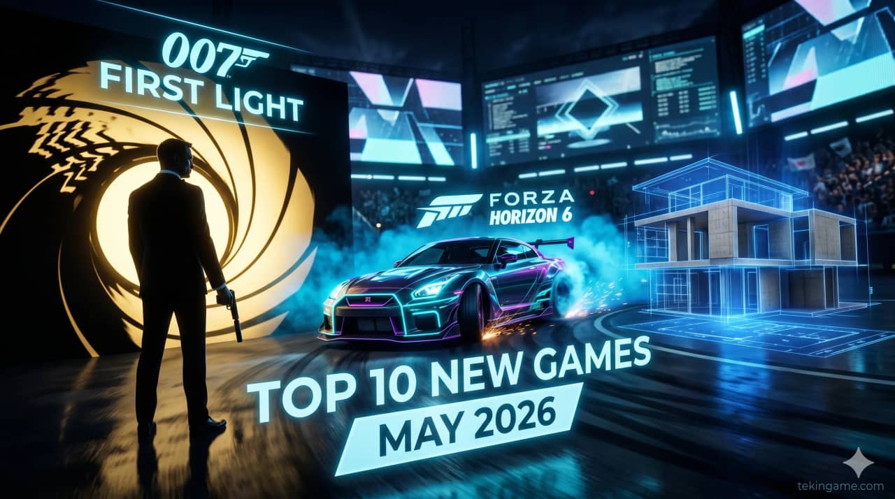 🎮 ۱۰ بازی جدید می ۲۰۲۶ که نباید از دست بدهید: از ۰۰۷ تا Forza Horizon 6