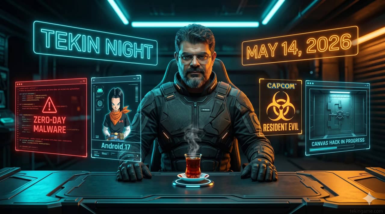 🌙 Tekin Night May 14: AI Creates Its First Virus, Canvas Hack Disaster & Capcom Records