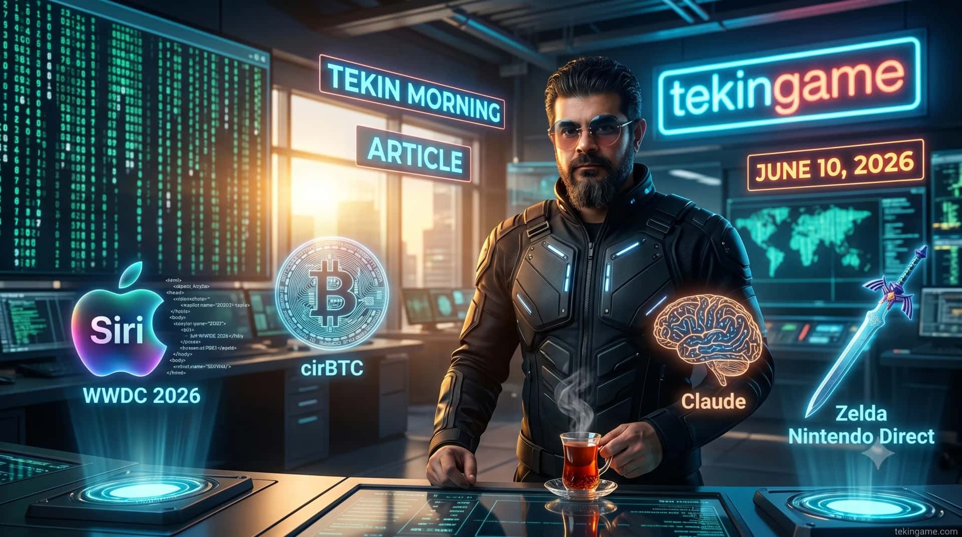 🌅 تکین مورنینگ ۱۰ ژوئن ۲۰۲۶: از Claude Fable 5 تا طوفان Apple WWDC و نینتندو! 🚀