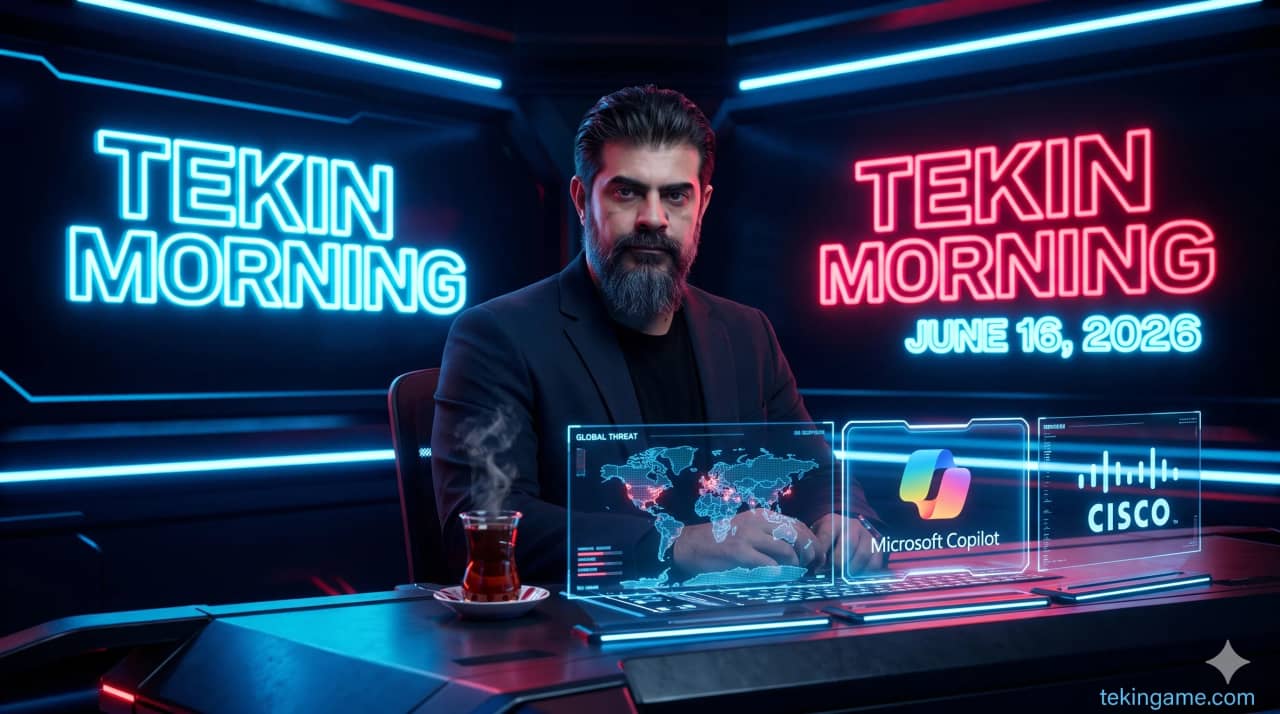 🌅 Tekin Morning June 16, 2026: Copilot SearchLeak Hack & Cisco Zero-Day Exploit 🚨
