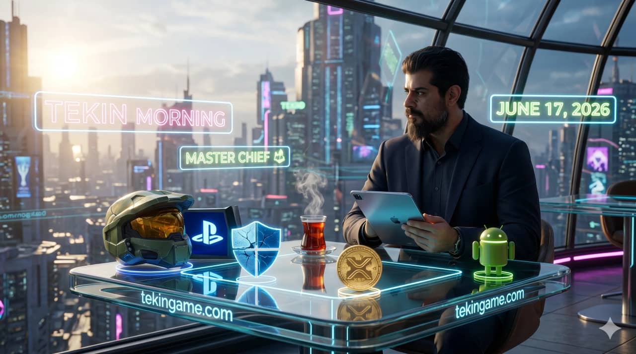 🌅 تيكن مورنينج 17 يونيو 2026: Halo على PS5 Pro وثغرة RoguePlanet وإطلاق أندرويد 17