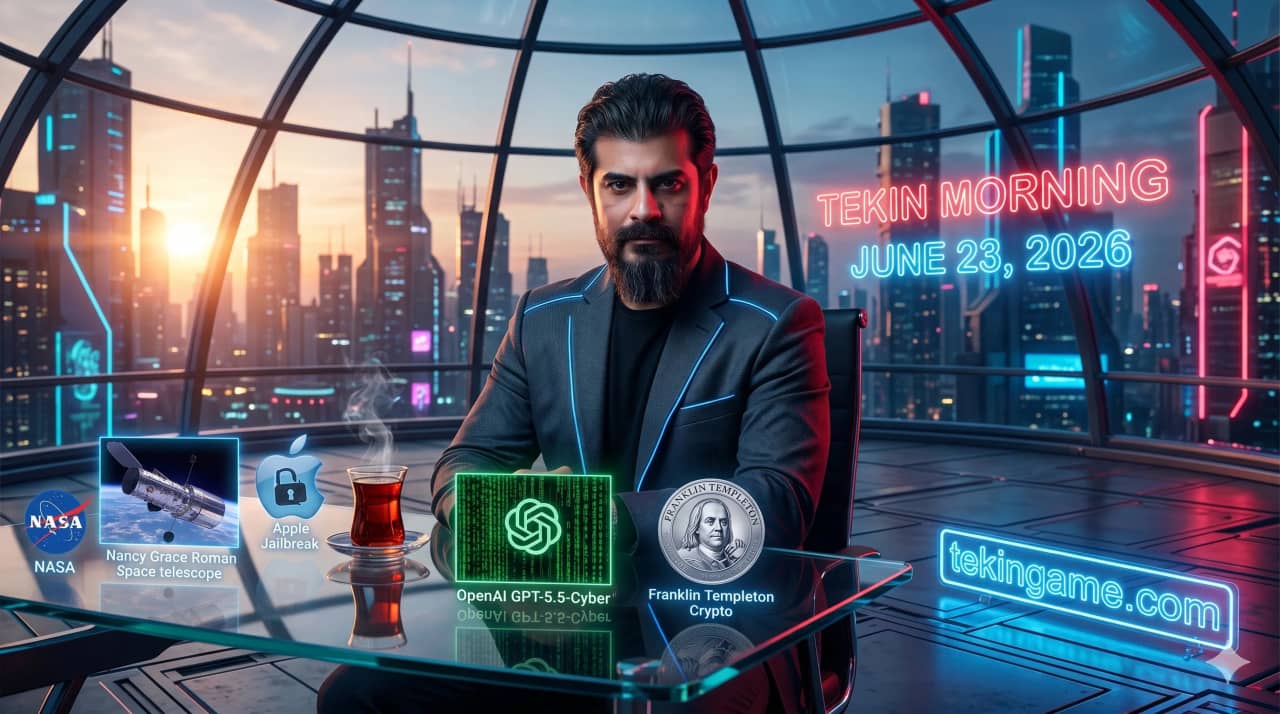 ☀️ تکین مورنینگ ۲۳ ژوئن: از تلسکوپ ناسا تا جیلبریک ابدی اپل