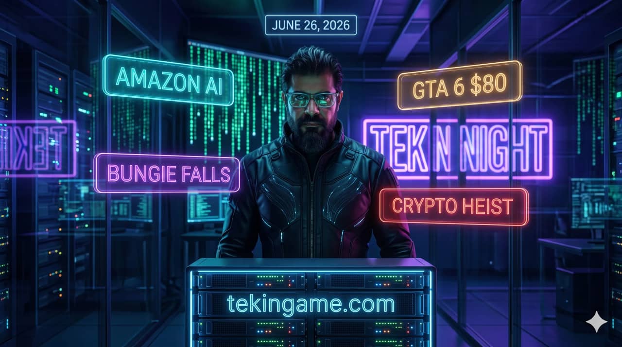 🌙 تيكن نايت الجمعة 26 يونيو: Amazon تلغي فيلم Altman، انهيار Bungie، بدء الطلب المسبق لـ GTA 6