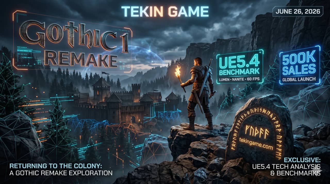 🎮 تحليل Gothic 1 Remake: معايير أداء UE5 وسر مبيعات النصف مليون نسخة