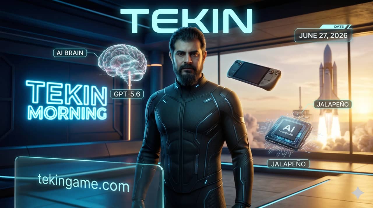 ☀️ Tekin Morning June 27, 2026: GPT-5.6 Unveiled, Switch 2 Records & OpenAI's Jalapeño Chip
