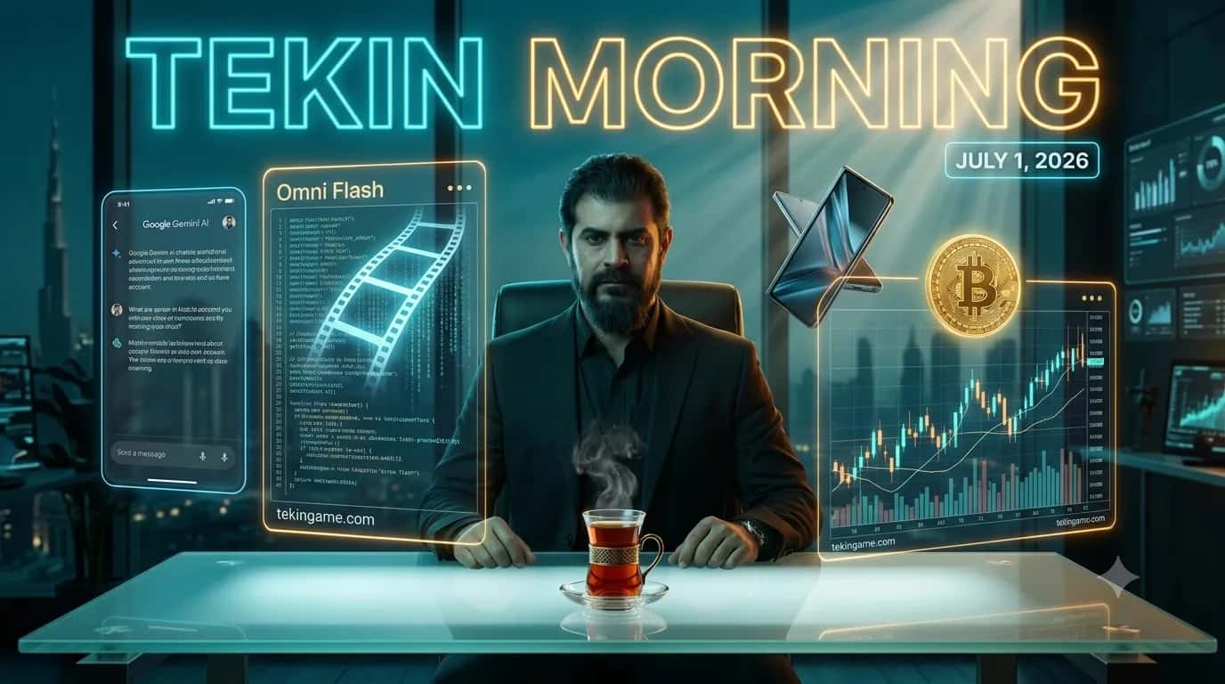 ☀️ تکین مورنینگ | چهارشنبه ۱ جولای ۲۰۲۶: از Gemini Drive تا درآمد کریپتوی ترامپ