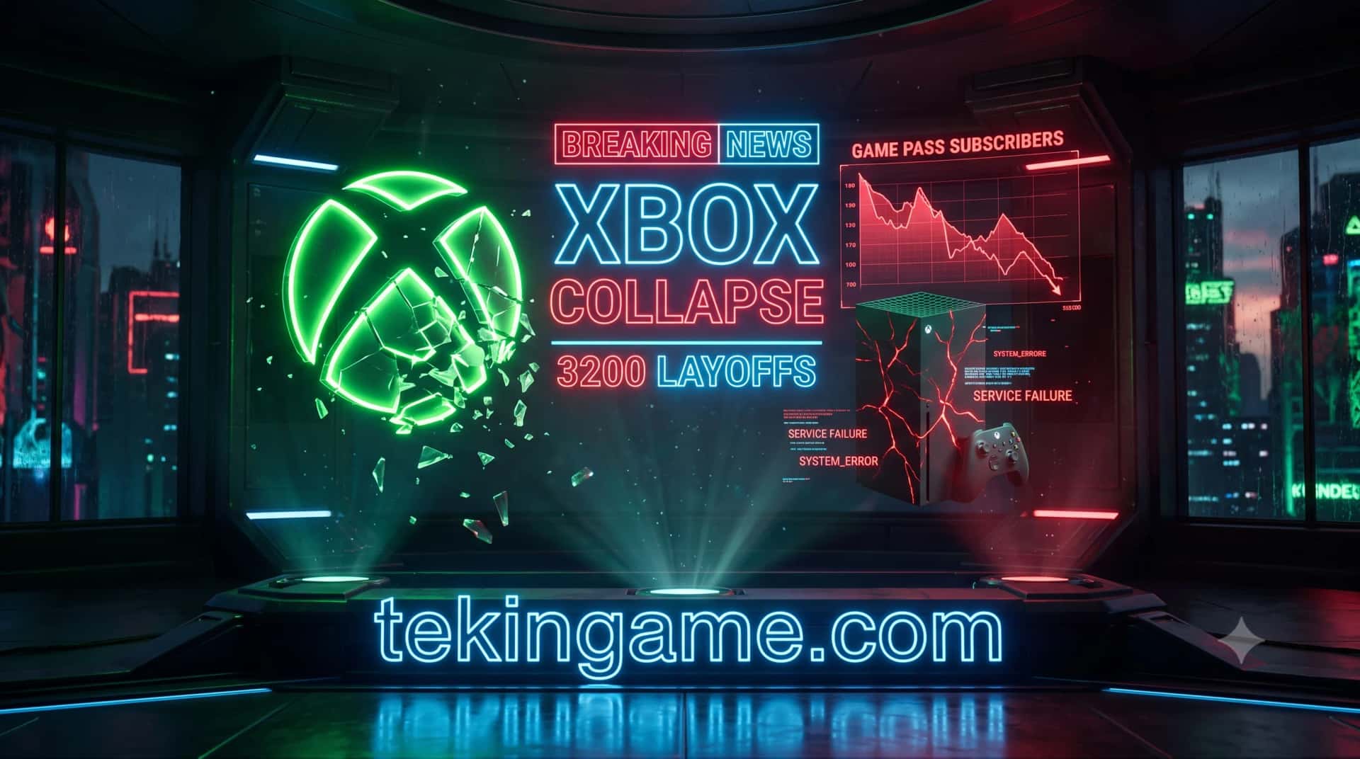 🚨 انهيار Xbox الكبير: كيف تسبب 30 مليون مشترك في إقالة 3200 موظف