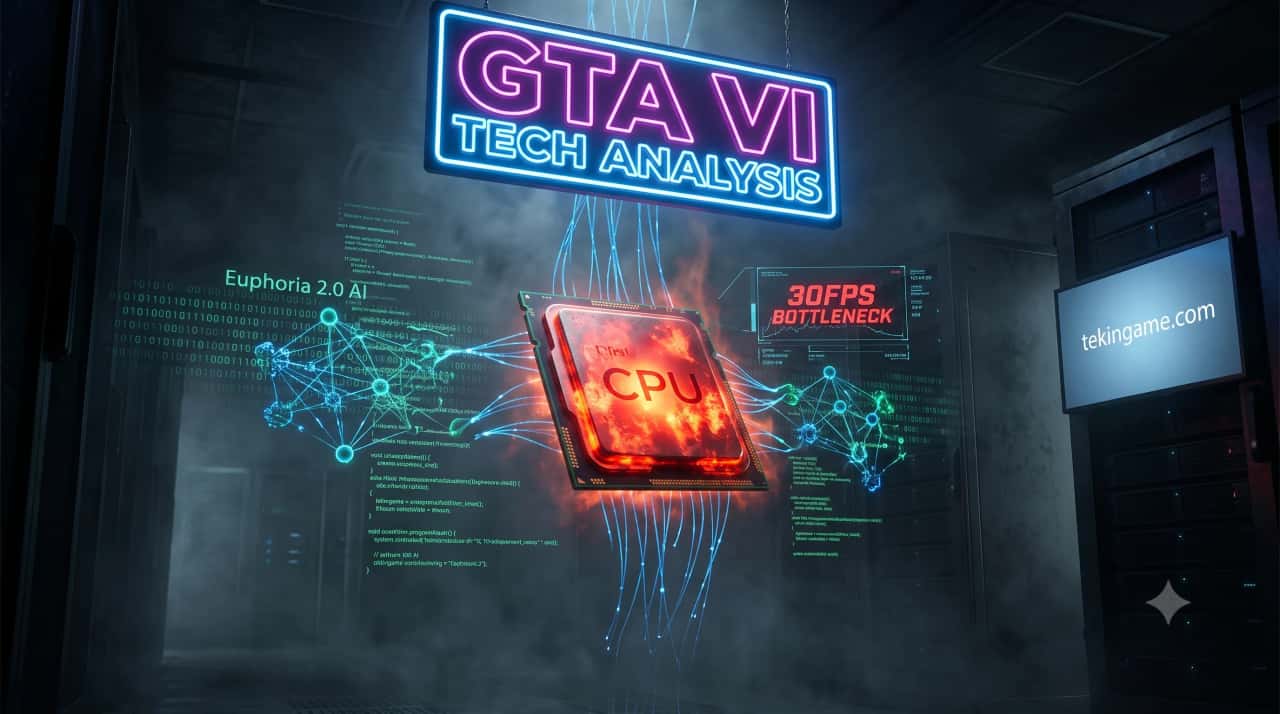 مراجعة تقنية لـ GTA VI (بعد شهر): كيف أعاد محرك RAGE 9 كتابة قوانين الفيزياء، محاكاة المياه، وسلوك الذكاء الاصطناعي؟
