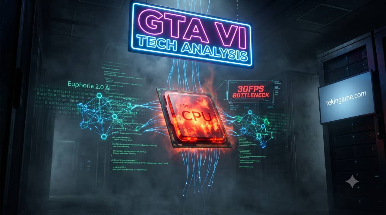 مراجعة تقنية لـ GTA VI (بعد شهر): كيف أعاد محرك RAGE 9 كتابة قوانين الفيزياء، محاكاة المياه، وسلوك الذكاء الاصطناعي؟