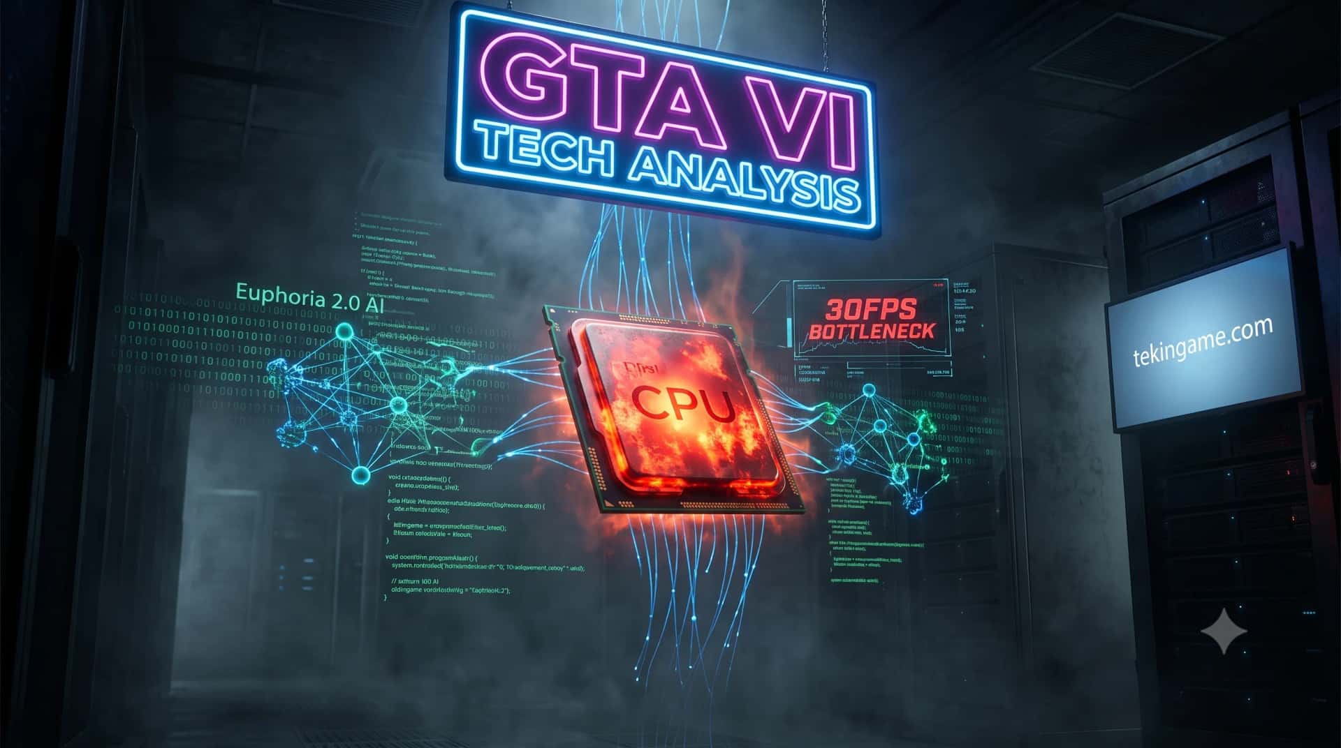 التحليل الفني لـ GTA VI: تفكيك محرك RAGE 9 من عروض اللعبة الرسمية