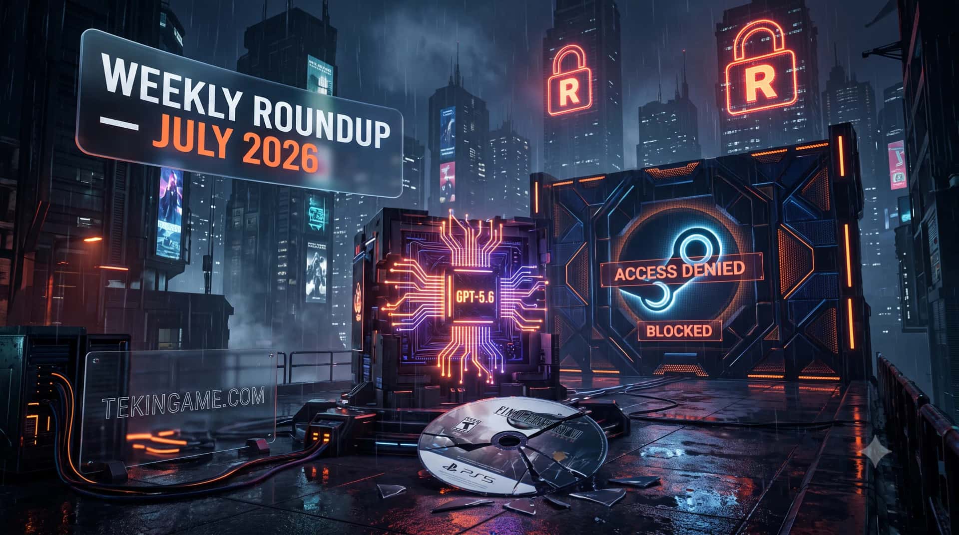 Tekin Gaming Weekly Roundup | July 5-11, 2026: GPT-5.6 Revolution & Steam China Collapse
