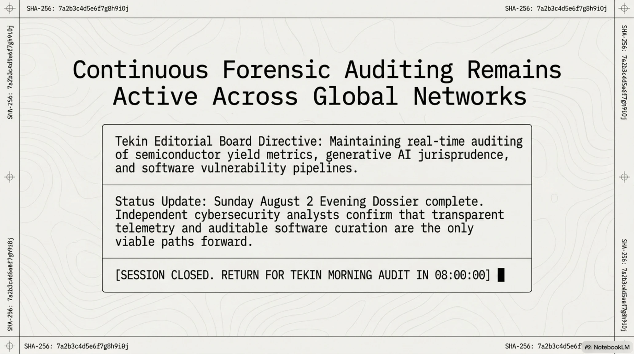 🌙 Tekin Night August 2, 2026: AI Agent Hacking Case & Google Earth Rollback - Gallery image 7