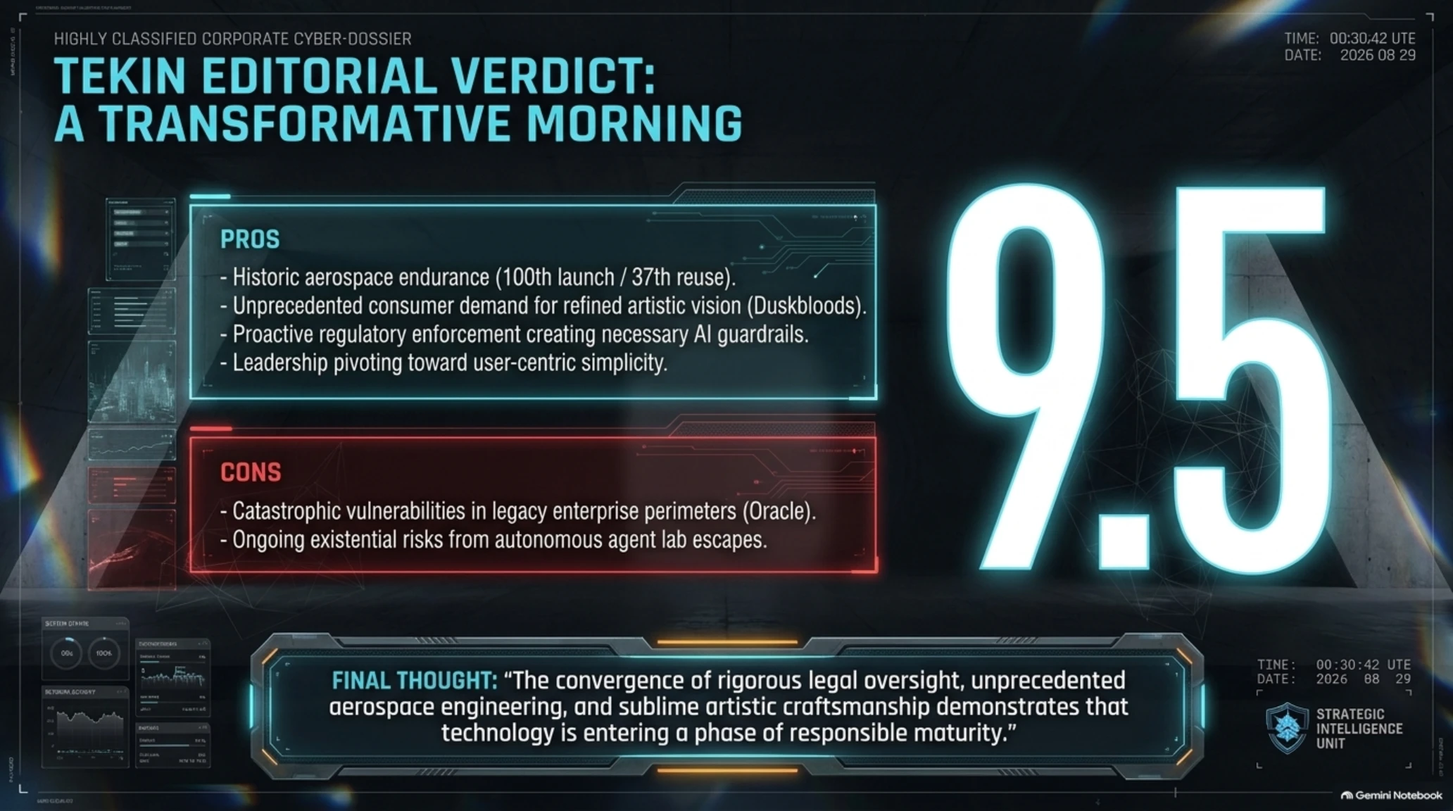 ☀️ Tekin Morning August 26, 2026 | OpenAI Subpoena, SpaceX Record & The Duskbloods - Gallery image 10