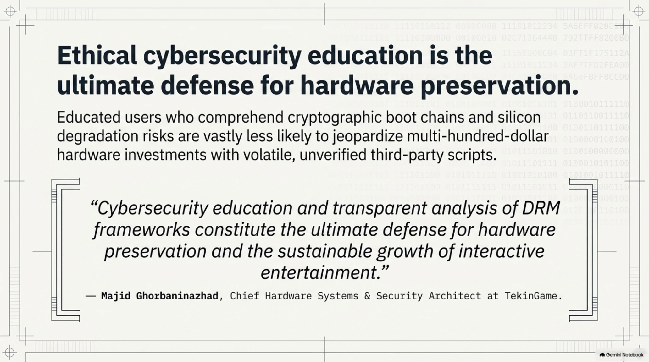 🛡️ Tekin Analysis | Deconstructing Console Security: The C-Bomb, Denuvo & Hardware Exploit Risks - Gallery image 8