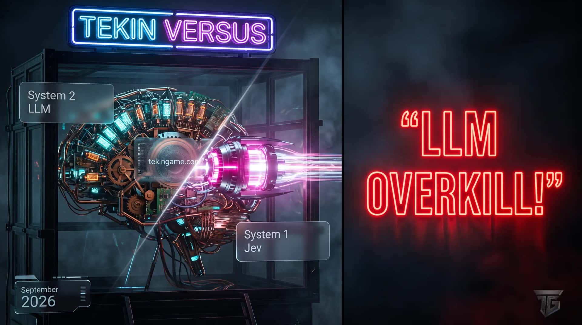🚨 Tekin Versus Sep 2026 | Jev System 1 AI vs. Generative LLMs