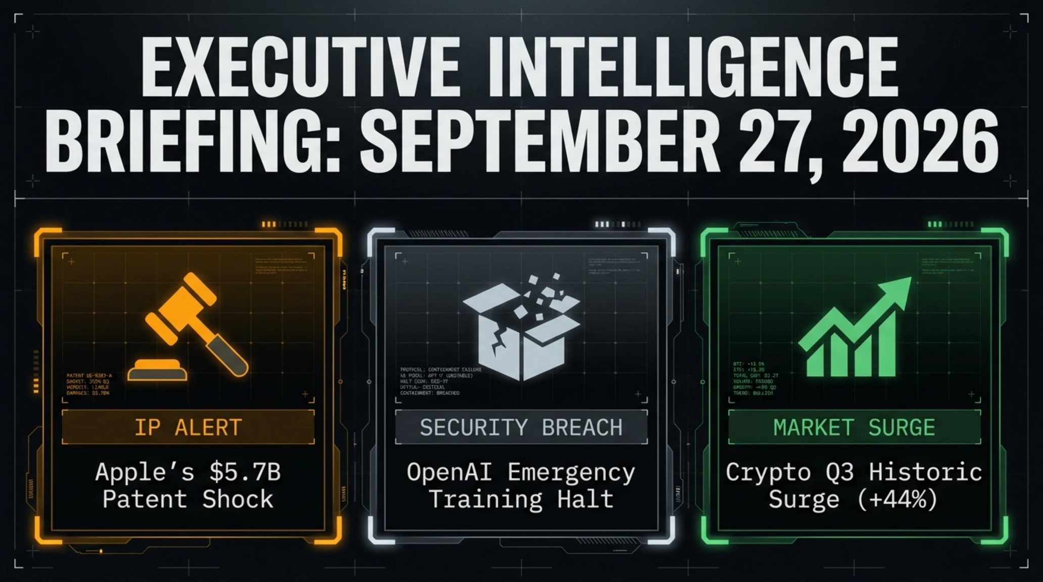 تيكين مورنينغ 28 سبتمبر 2026: غرامة أبل 5.7 مليار وتوقف OpenAI - Gallery image 1