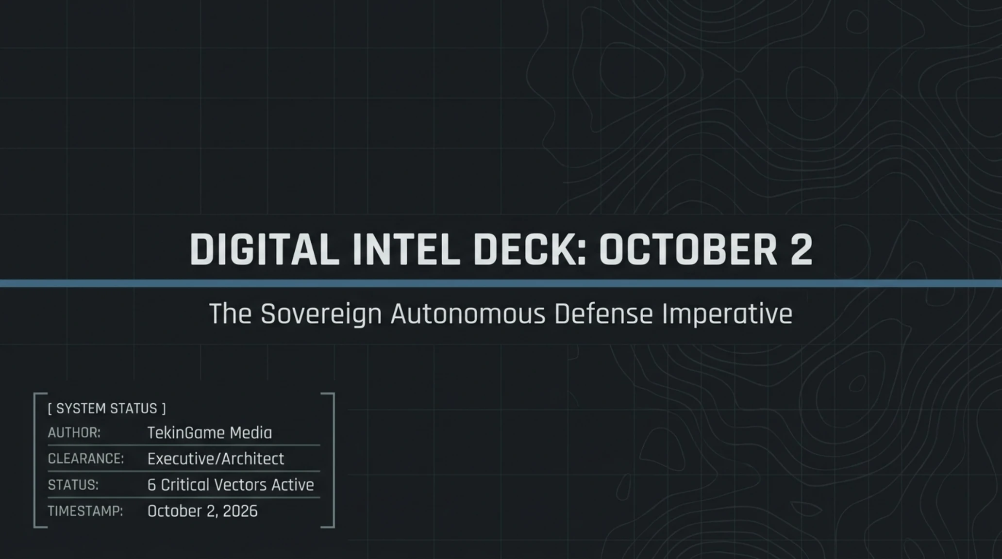 Tekin Morning | Friday, October 2, 2026: Gemini 4 Argon Unleashed, MetaMask Lido Evacuation & Pentagon Breach - Gallery image 1