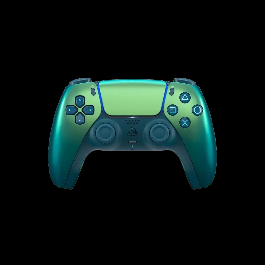 دسته بازی بیسیم PS5 سونی مدل DualSense Chroma Teal Green (سبز آبی کروم)